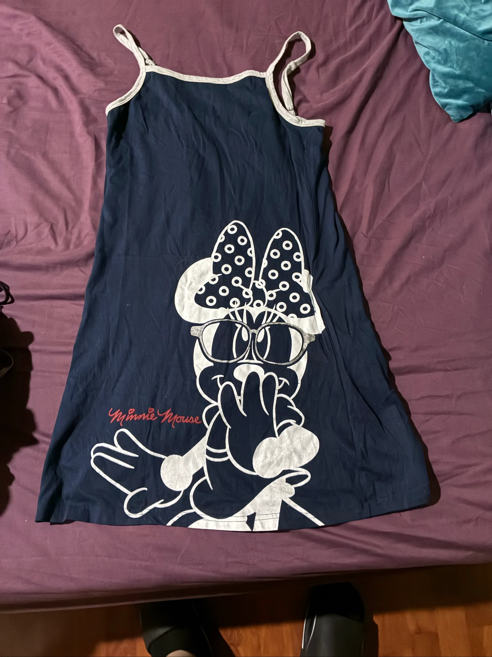 Camisón Minnie Mouse Disney azul marino – Tirantes finos – Talla M – photo 2